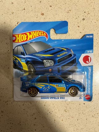 Hot Wheels Subaru Impreza WRX Rally Azul