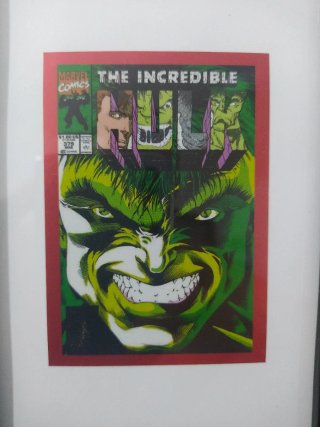 Conjunto de Cuadros Marvel Detalle pie o pared