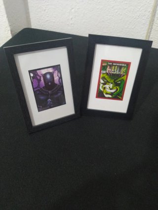 Conjunto de Cuadros Marvel Detalle pie o pared