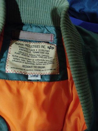Chaqueta Bomber Alpha Industries Verde