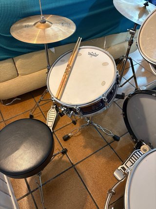 Batería Acústica Depp Negra