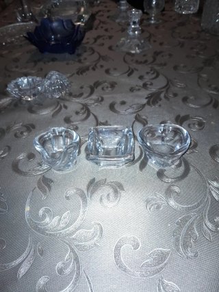 Candelabros Vintage Cristal (Set 3)