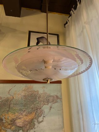 Cindolo anni'50 attribuito Pietro Chiesa rosa