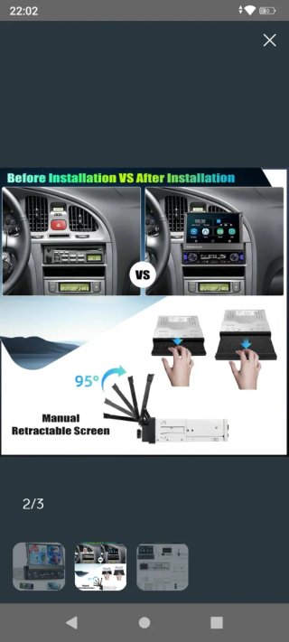 Radio Pantalla 1 Din