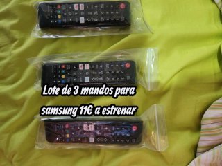 Lote 3 mandos Samsung a estrenar marca blanca