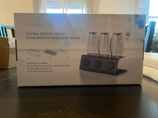 HOMEGOO Escurridor Botellas SodaStream