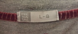 Chaqueta premamá gris