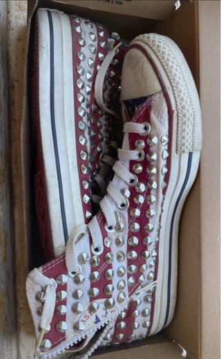Converse All Star alte borchiate USA 42,5 UK 9