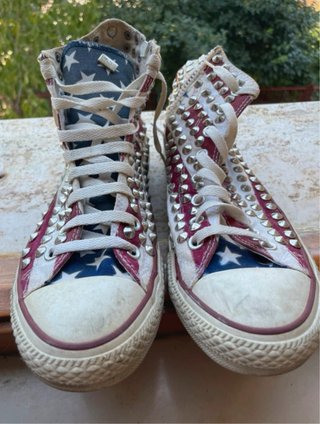 Converse All Star alte borchiate USA 42,5 UK 9
