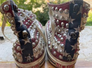 Converse All Star alte borchiate USA 42,5 UK 9