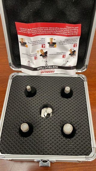 Juego de brocas de corona de diamante