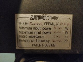 Subwoofer Audiotop Professionale Car-Stereo