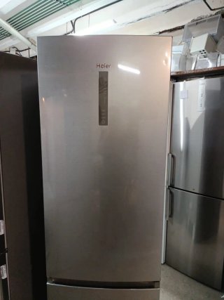 Nevera Haier plateada Combi con garantía