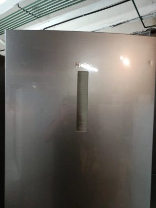 Nevera Haier plateada Combi con garantía