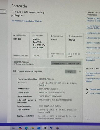 HP Pavilion All-in-One 24-r0xx SSD