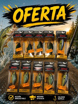 Señuelos de pesca Rapala Oferta/no negociable.