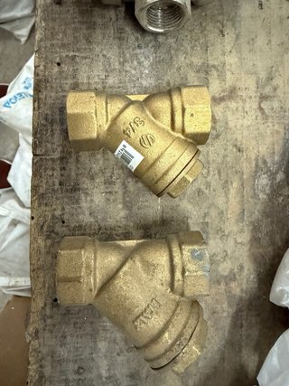 Lote piezas fontanería cobre y latón