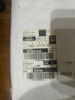 Llantas con Tapacubos Hyundai i20 Originales