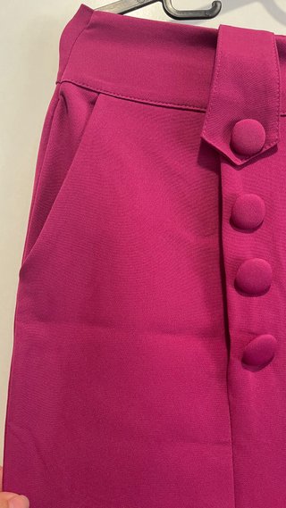 Pantalón sastre rosa oscuro