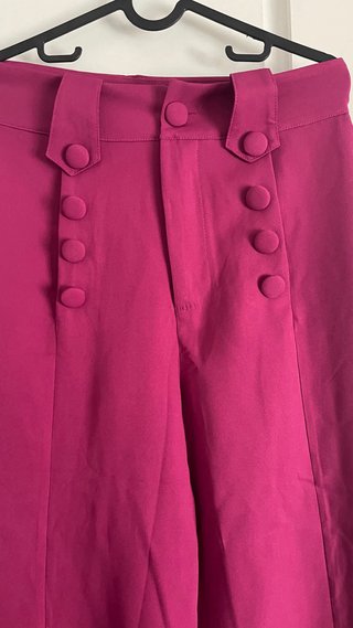 Pantalón sastre rosa oscuro