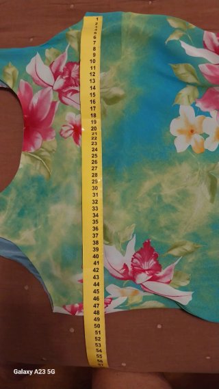 Vestido floral con volantes Talla 44-46
