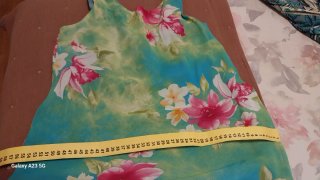 Vestido floral con volantes Talla 44-46