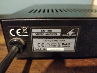 Amplificatore Monacor SA-100