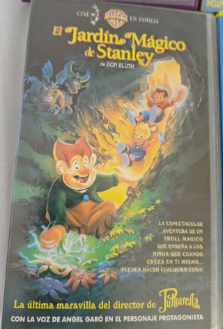 Lote VHS: Ice Age, Casper, Stuart Little 2, etc.