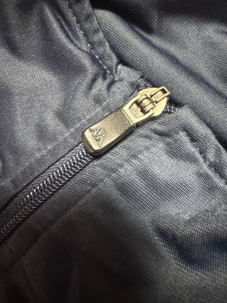 Track Jacket Kappa Vintage Azul y Blanco Talla XL
