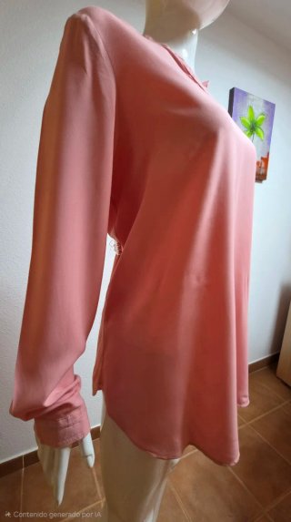 Blusa Esmara rosa manga larga talla L