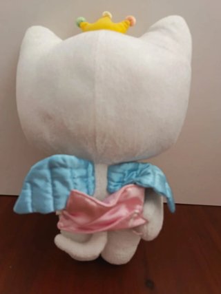 Peluche Gato Blanco Corona