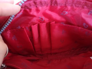 Borsa a mano e tracolla Carpisa rossa
