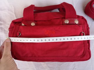 Borsa a mano e tracolla Carpisa rossa