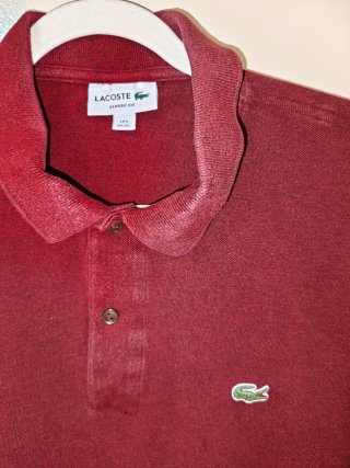Polo Lacoste manga larga hombre XL