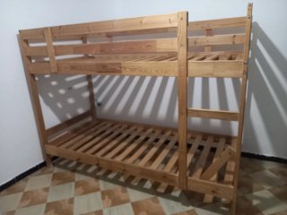 Litera de madera 2 plantas buen estado
