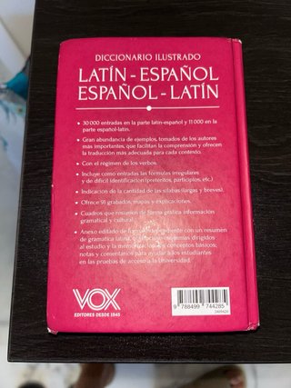 Diccionario ilustrado latín-español/ español-latín