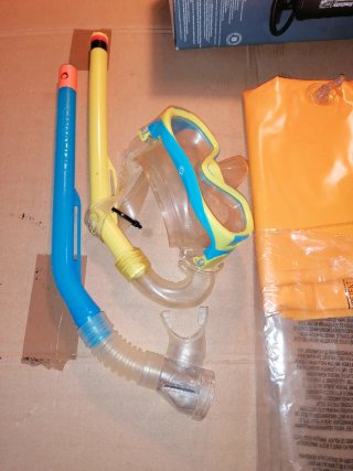 Materassino pompa e maschera
