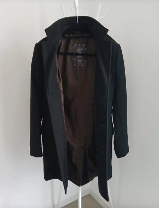 Cappotto uomo nero
