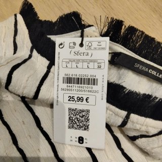 Vestido Sfera Rayas Largo Talla L