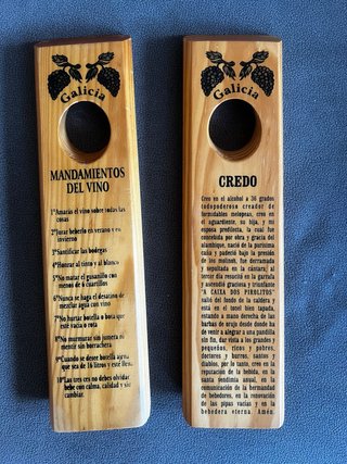 Decoración gastronómica del vino.