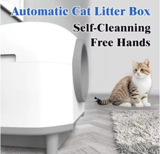Arenero automático para gatos