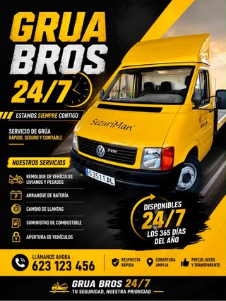 Servicio de grua 24h.
