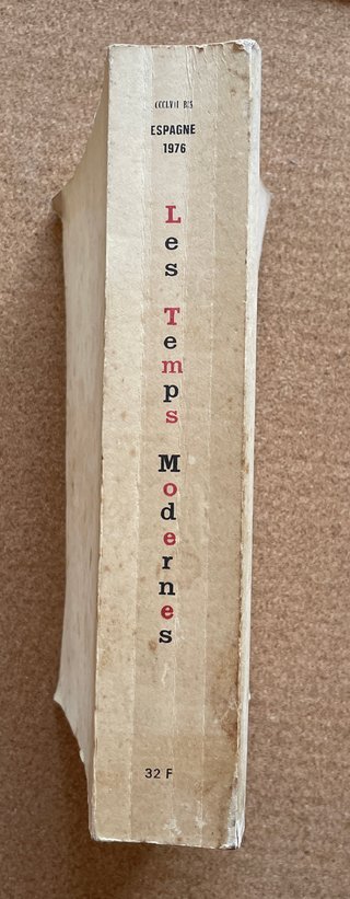 Les Temps Modernes, núm. 357 bis (Espagne 1976)