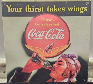 3 Placas Coca-Cola Troqueladas