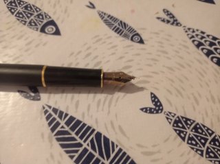 Bolígrafo Parker Antiguo Negro Dorado