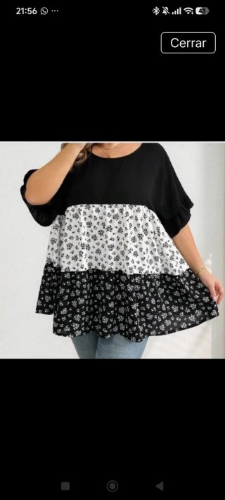 Blusa estampada floral