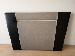 Cabecero de cama tapizado con luz LED