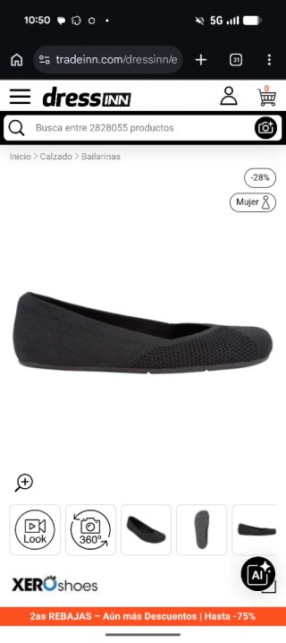 Xero Shoes Barefoot Nuevas Mujer Negro