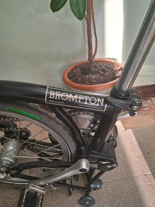 Bicicleta Brompton plegable