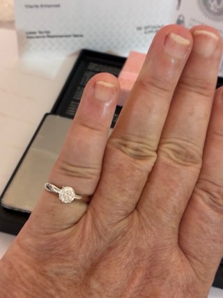 Anillo Oro 18k Diamante 1.03 Ct IGL-La